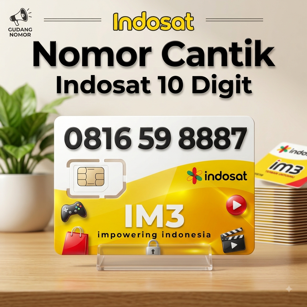 Nomer Cantik Indosat 10 Digit 598887 No Cantik Indosat Im3 Oredoo Kartu Perdana Cantik Indosat im3 O