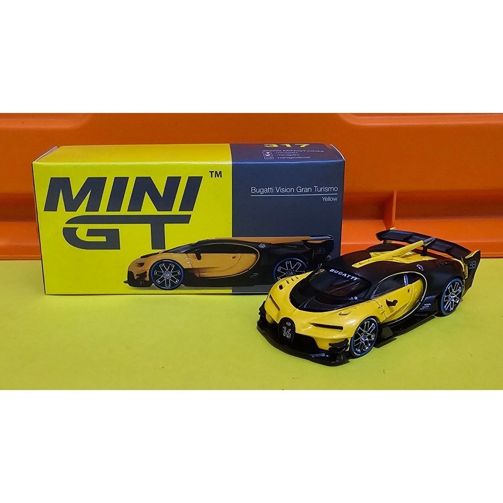 Mini GT 317 Bugatti Vision Gran Turismo Yellow