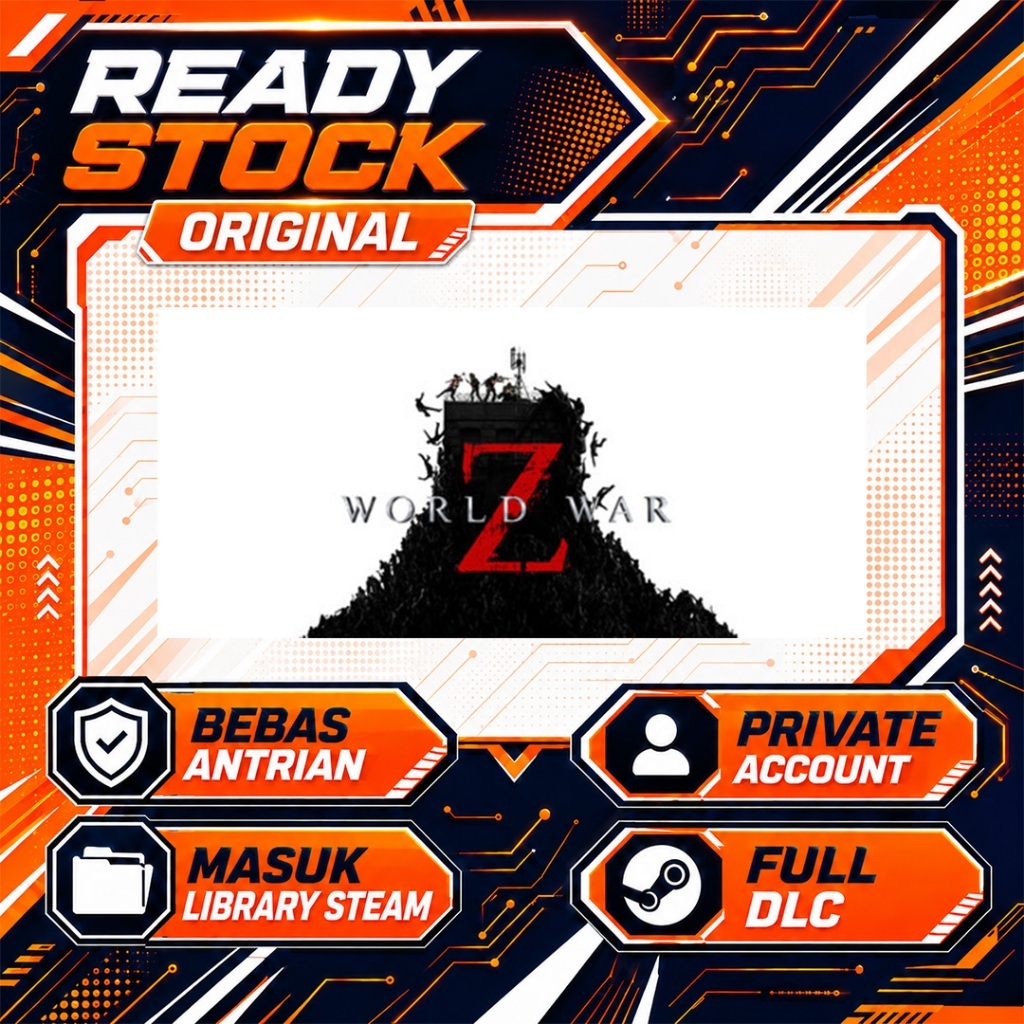 World War Z ORIGINAL|Masuk ke Library|Game PC/Laptop