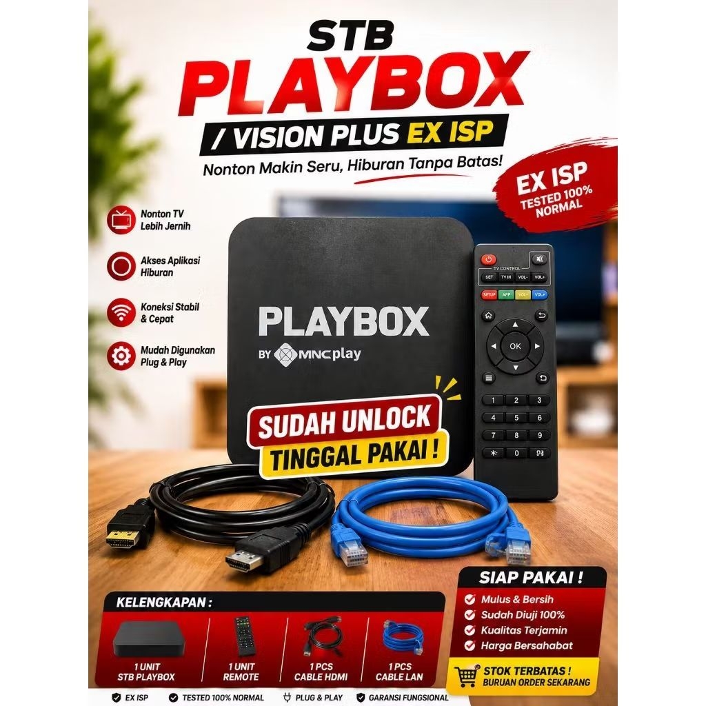 STB PLAYBOX / VISION+ ( Unlock )