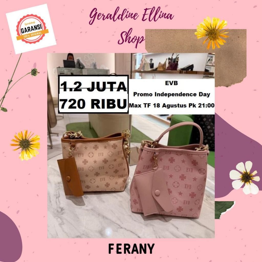 Tas Evb wanita original sale seri FERANY