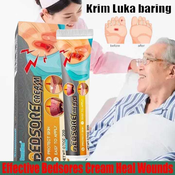 BEDSORE REPAIR CREAM ASLI ORIGINAL salep luka cina ampuh, salep luka bakar, salep luka cepat kering,