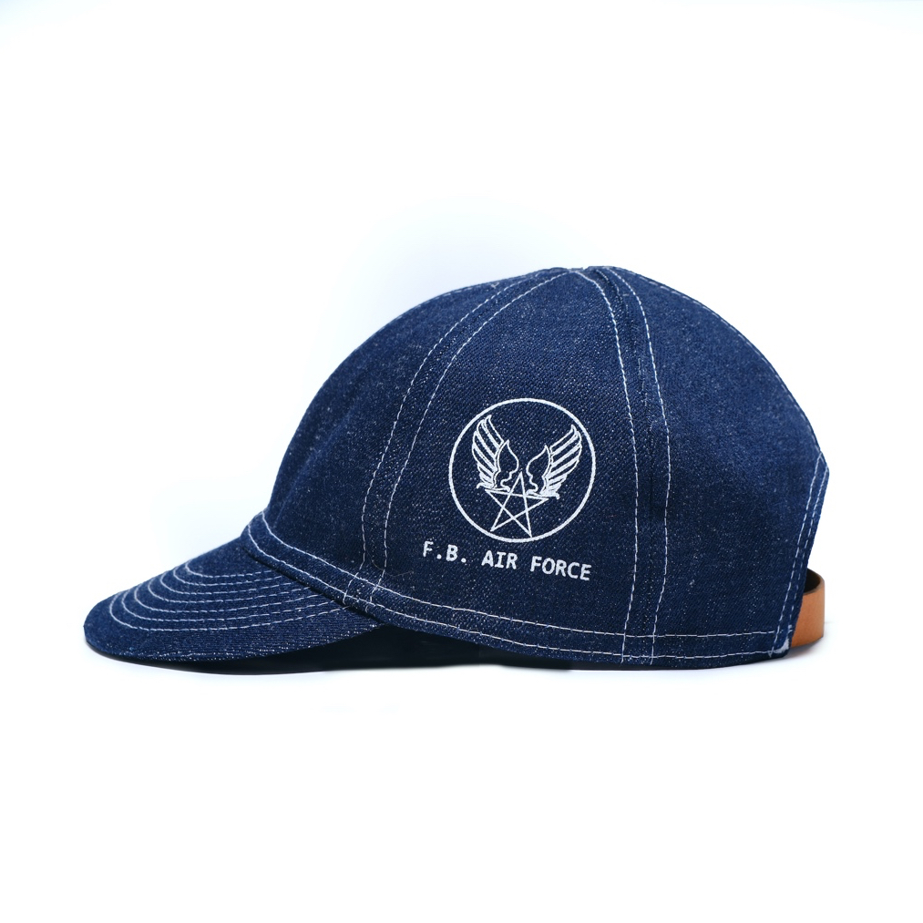 FIREBIRD MFG.- WW2 Air Corps  A3 Mechanic Selvedge Denim Cap