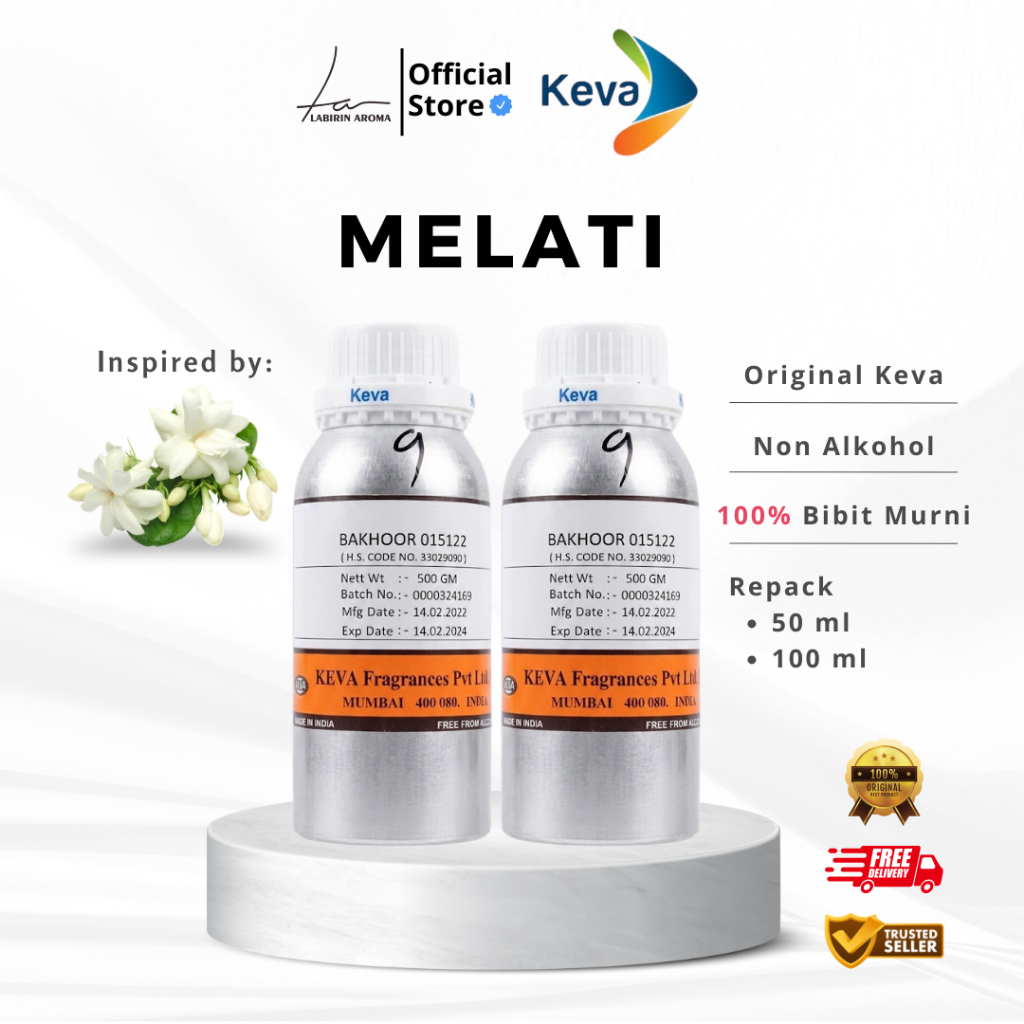 Bibit Parfum Murni Non Alkohol Melati