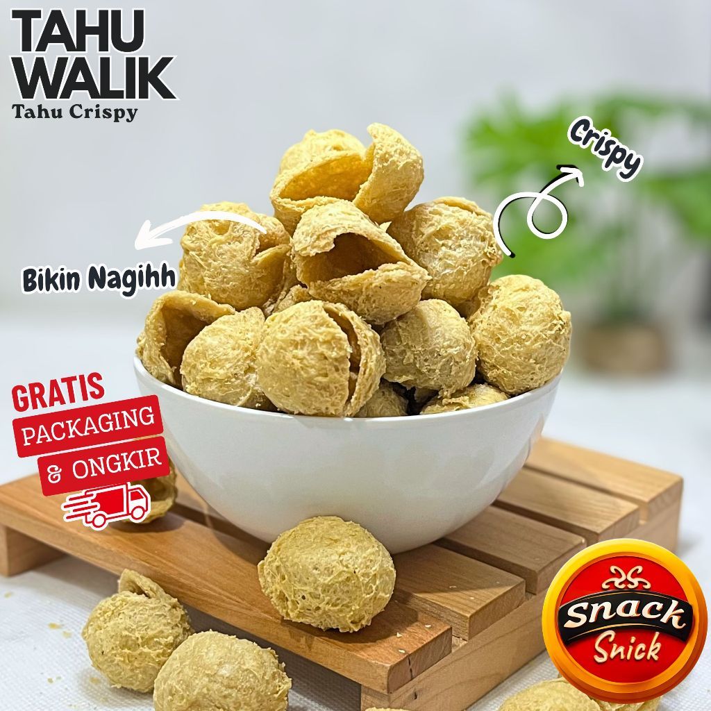 TAHU WALIK/KERIPIK TAHU WALIK CRISPY 200gram