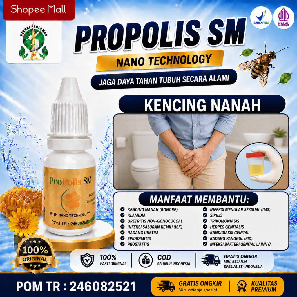 Obat Untuk Kencing Nanah, Radang Uretra, Sipilis - Propolis SM BPOM