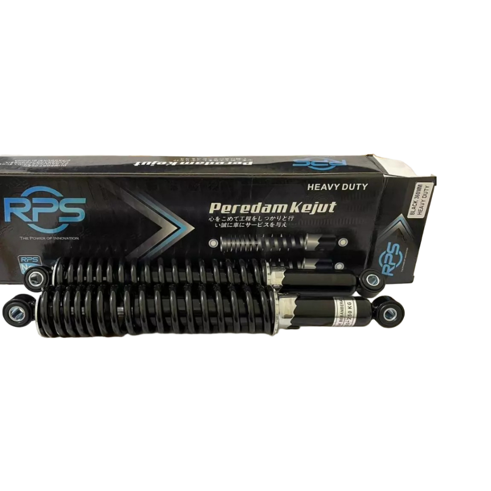 SHOCK BELAKANG HEAVY DUTY BLACK 360MM RPS