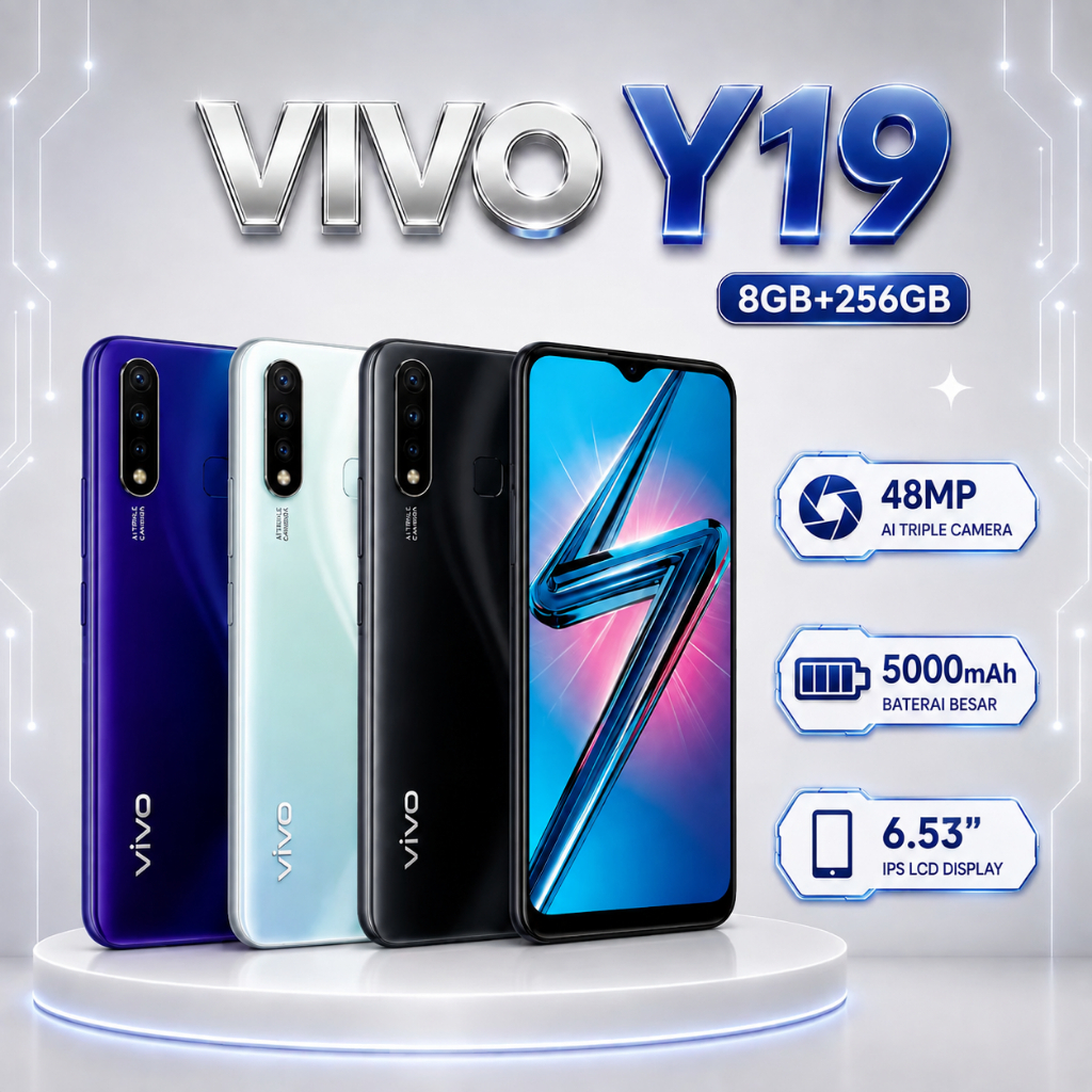HP VIVO Y19 RAM 8/256GB 4G Android Smartphone promo