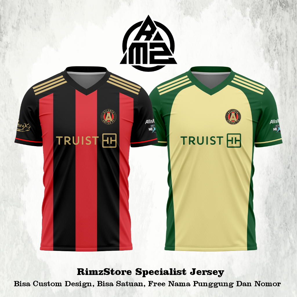 Jersey Atlanta United Roger JR Baju Kaos Sepak Bola Atau Futsal Terbaru 2026