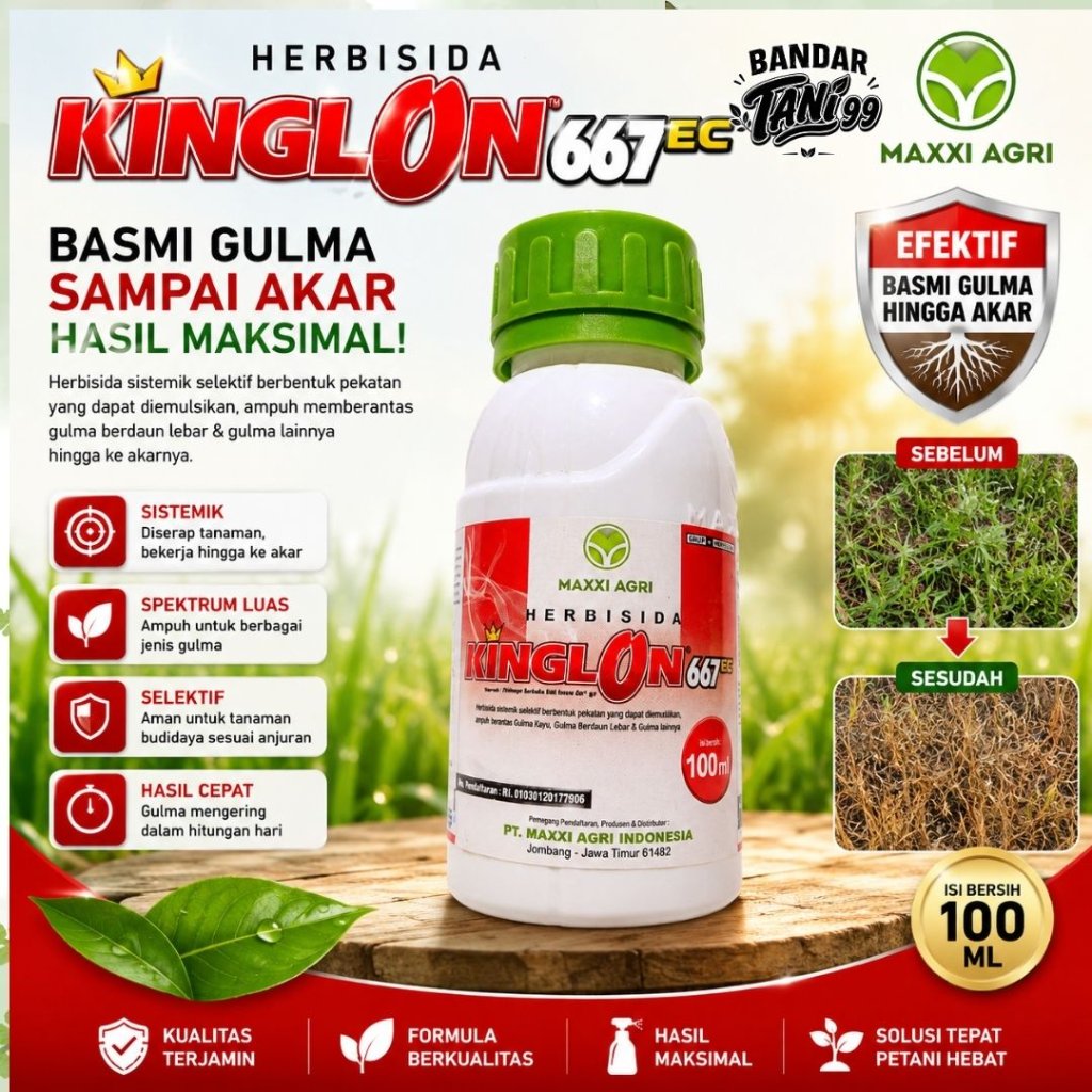Herbisida Kinglon 667EC 100ml Garlon Racun Kayu