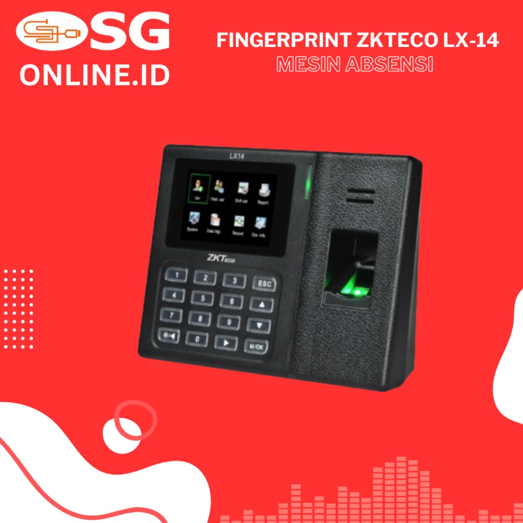 Mesin Absensi Sidik Jari SSR USB - ZKTECO LX14 / LX-14 Fingerprint