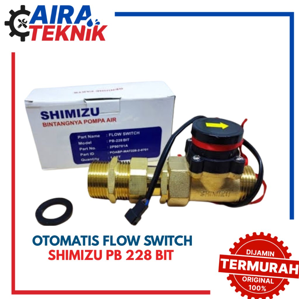 [FLOW SWITCH] OTOMATIS FLOW SWITCH ORI SHIMIZU PB-228 BIT