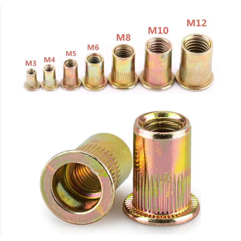 5 pcs Mur rivet M4 M5 M6 M8 M10/Rivet Nut galvanis murah