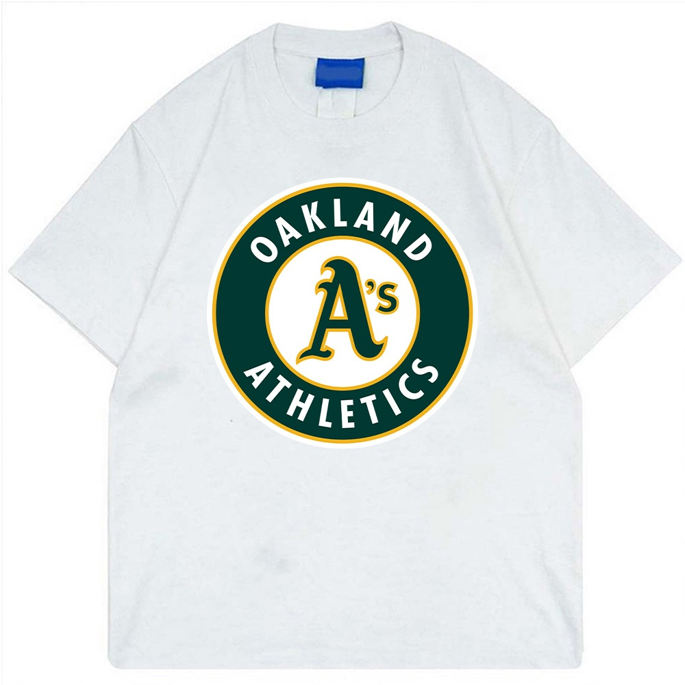 Kaos Oakland Athletics MLB Logo Tshirt Mercandise