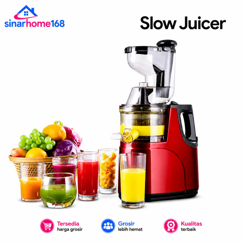 Slow Juicer Buah Sayur Juicer Buah Saringan Terpisah