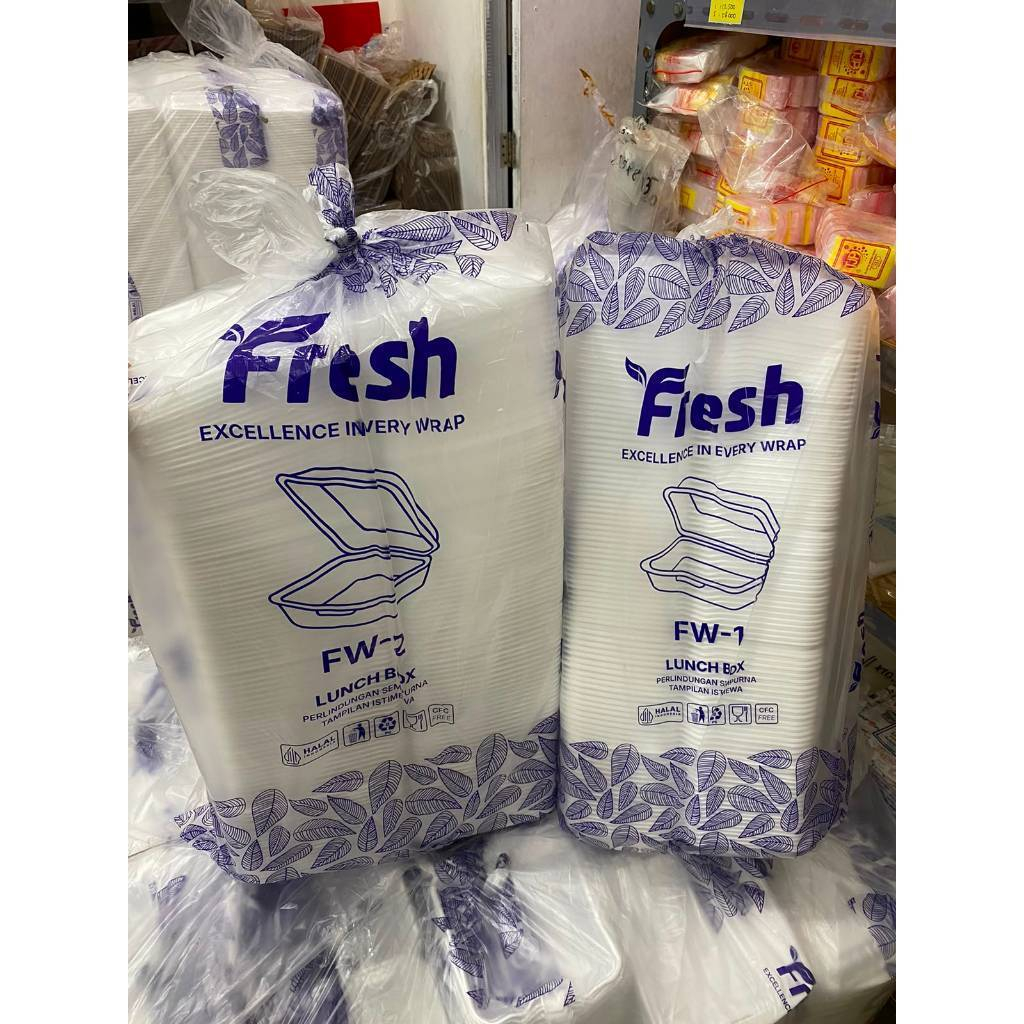 1Ball Styrofoam makanan 100pcs (Instant) / Stereofom