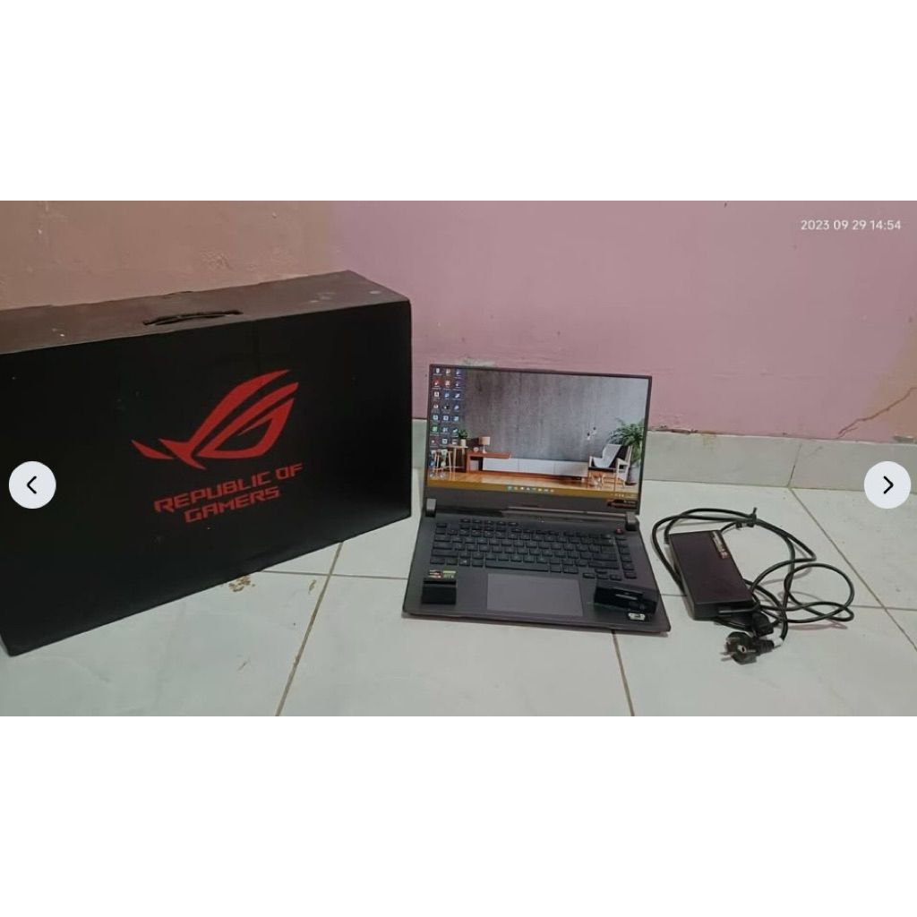 ASUS ROG STRIX G15 G513QM RTX3060 Ryzen 9 5900HX 32GB 1TBssd FHD 300Hz