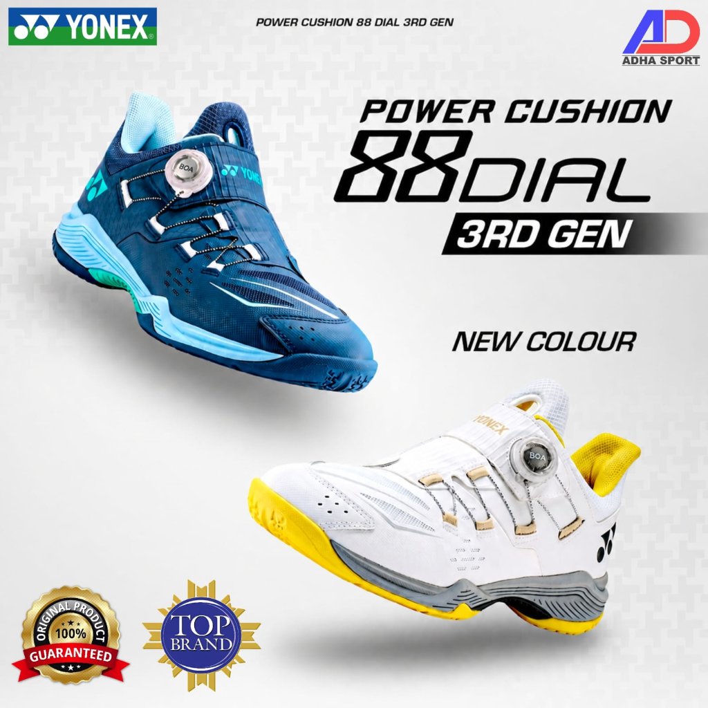New Sepatu Badminton Yonex Power Cushion 88 DIAL 3rd Gen BOA 2026 Original Sepatu Bulutangkis