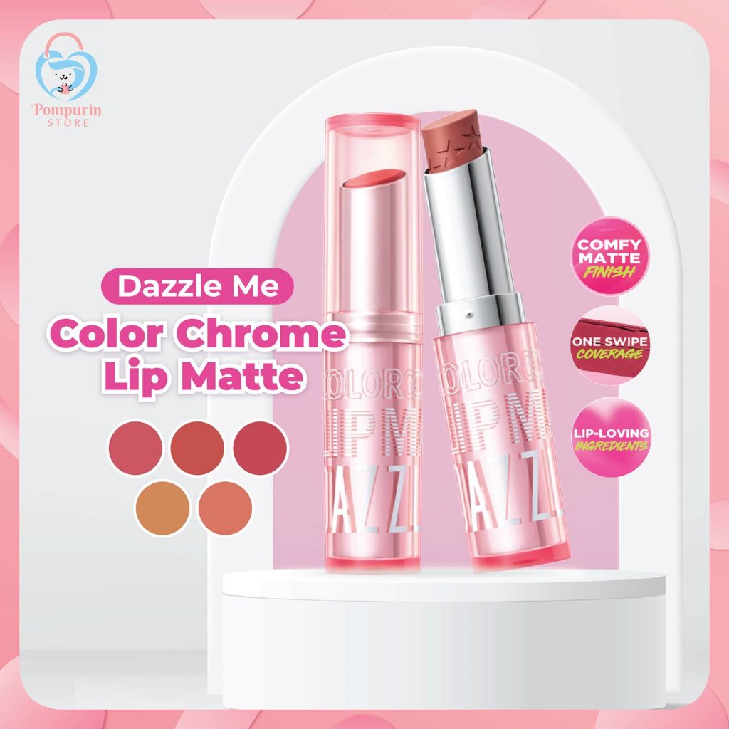Dazzle Me Color Chrome Lip Matte - Lipstick Lip Matte Lip Color Dazzle Me