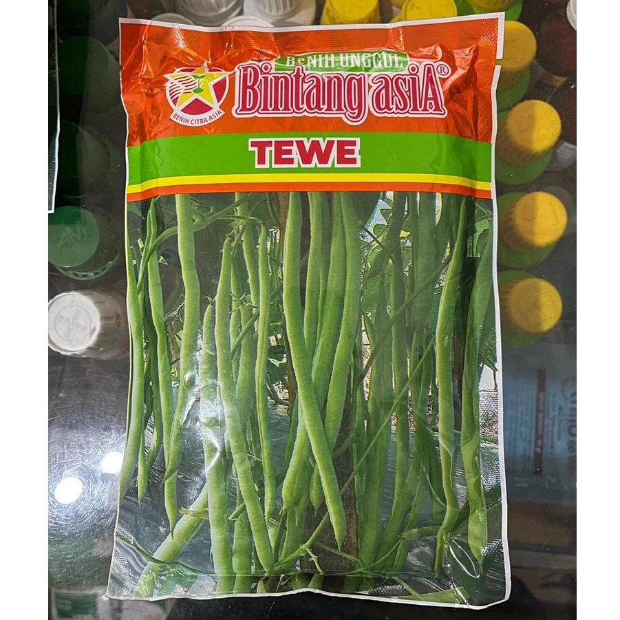 READY Benih buncis TEWE 500gram, buncis Bintang Asia