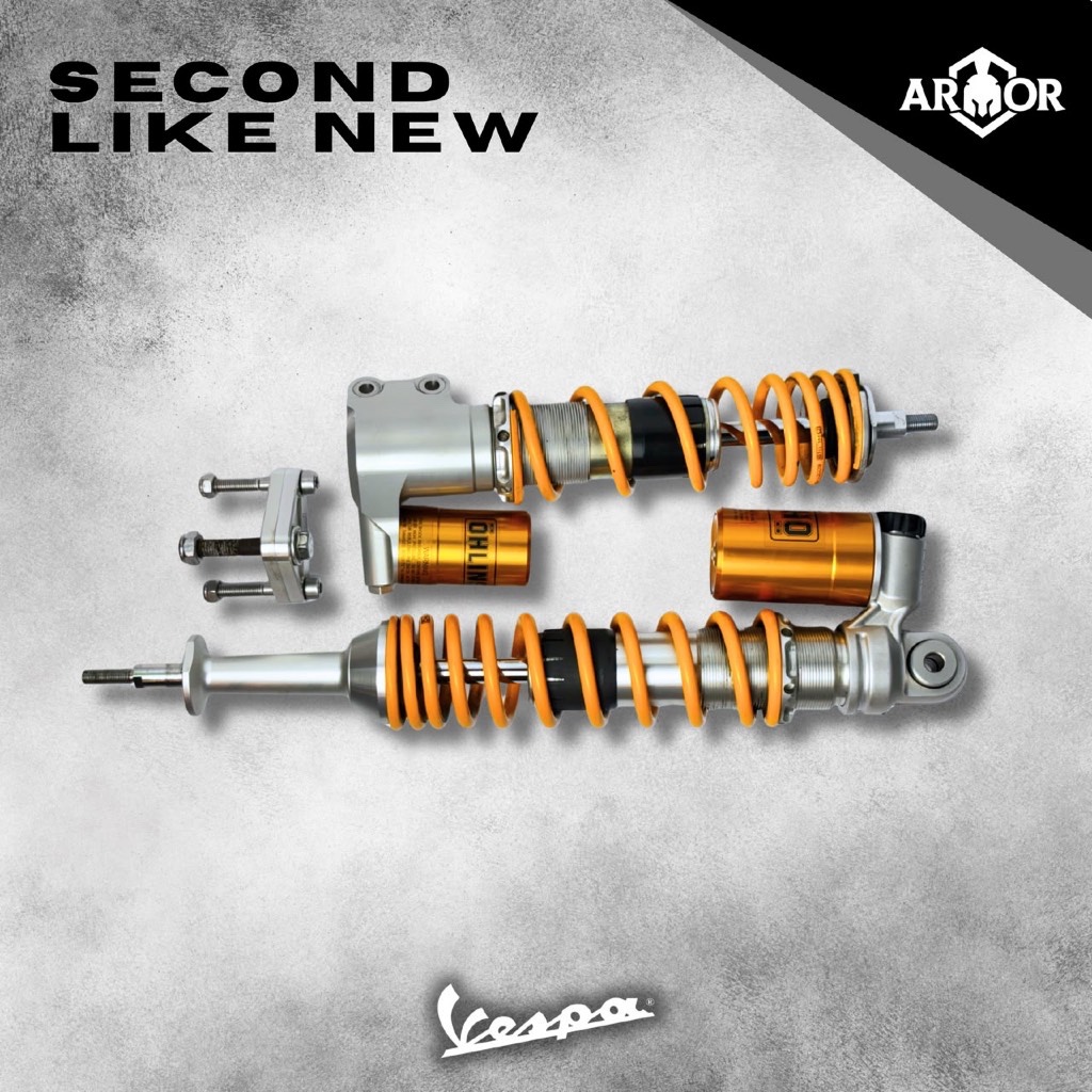 ( SECOND ) FULL SET BOX Shock Shockbreaker OHLINS PI 801 PI 802 Tabung Depan & Belakang Vespa SPRINT