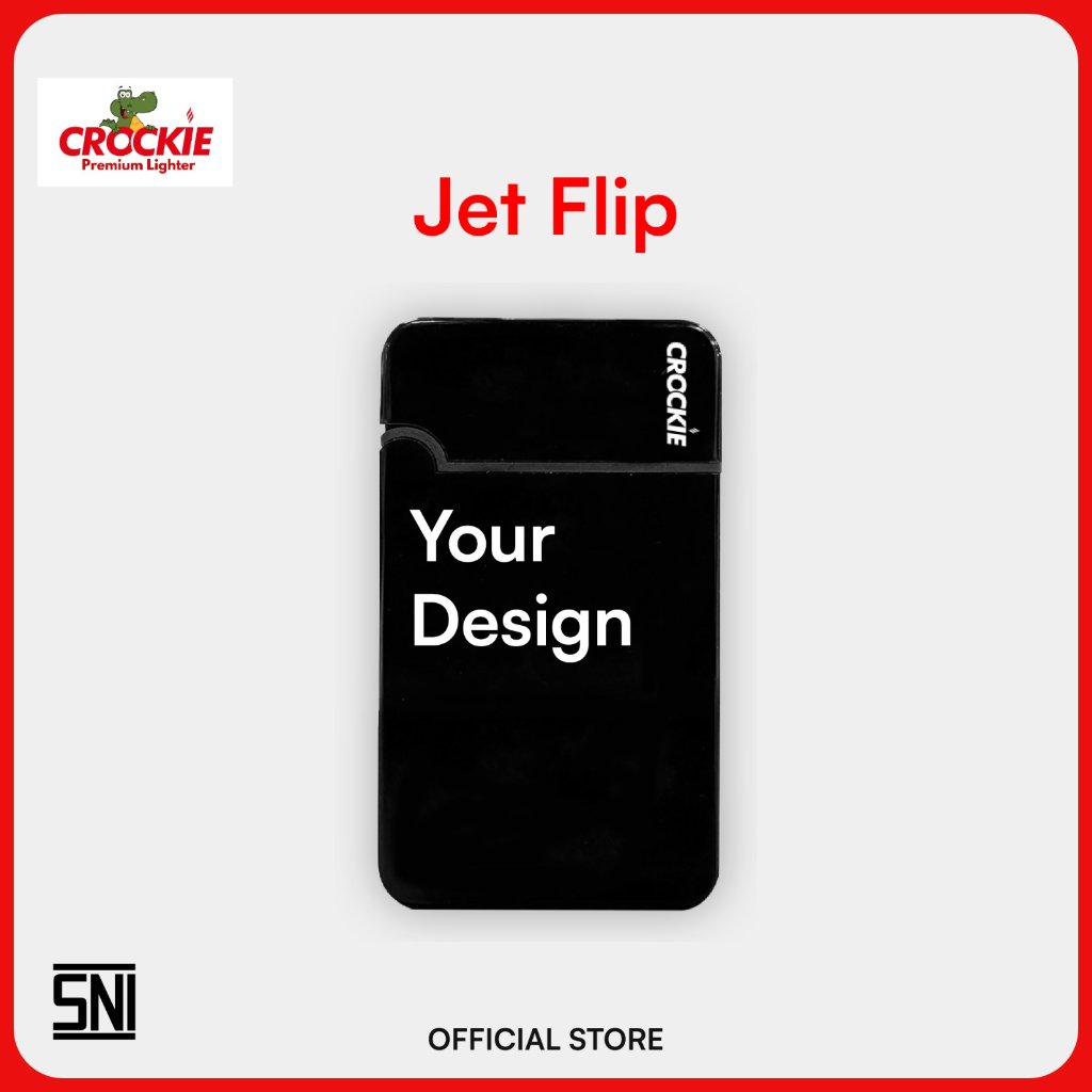 Crockie JetFlip Custom Design Print UV - Promotion Lighter
