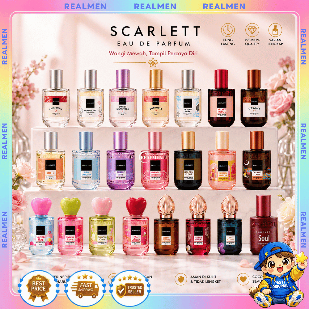 Scarlett Whitening Eau De Parfum Sweet Memories | Dreamy | passionate |euphoria | Wonderland 30 ml