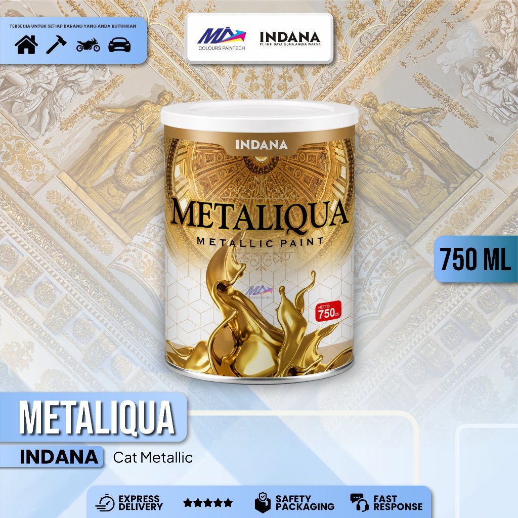 Cat Emas Cat Metaliq Cat Metaliqua 750cc campuran air
