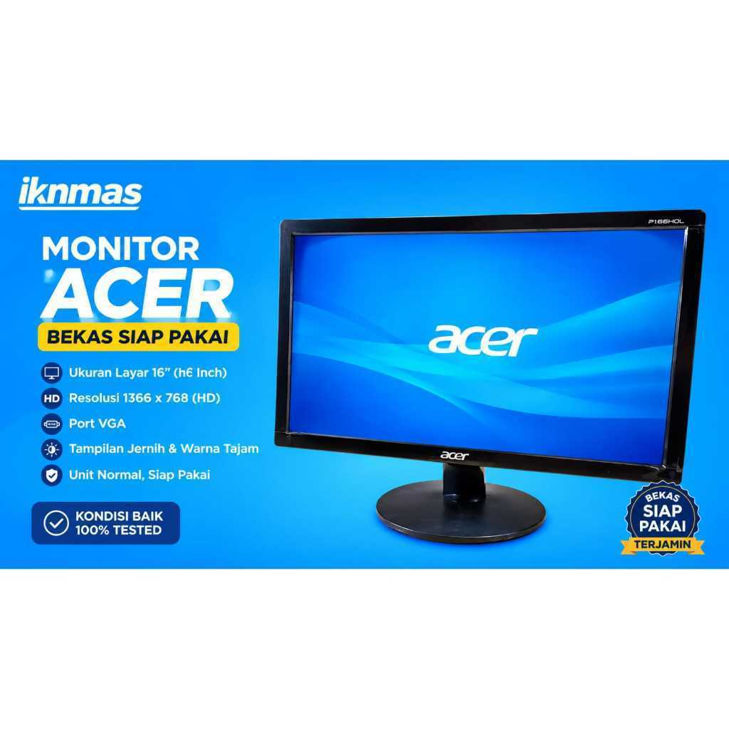 monitor accer bekas