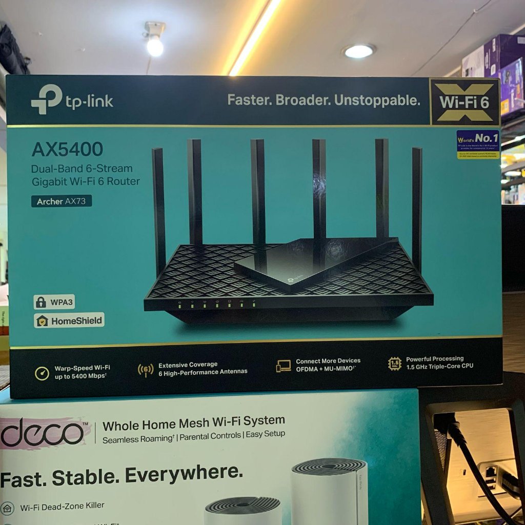 Tp-link Archer AX73 AX5400 Wifi 6 Wireless Router Tplink AX 73 AX 5400
