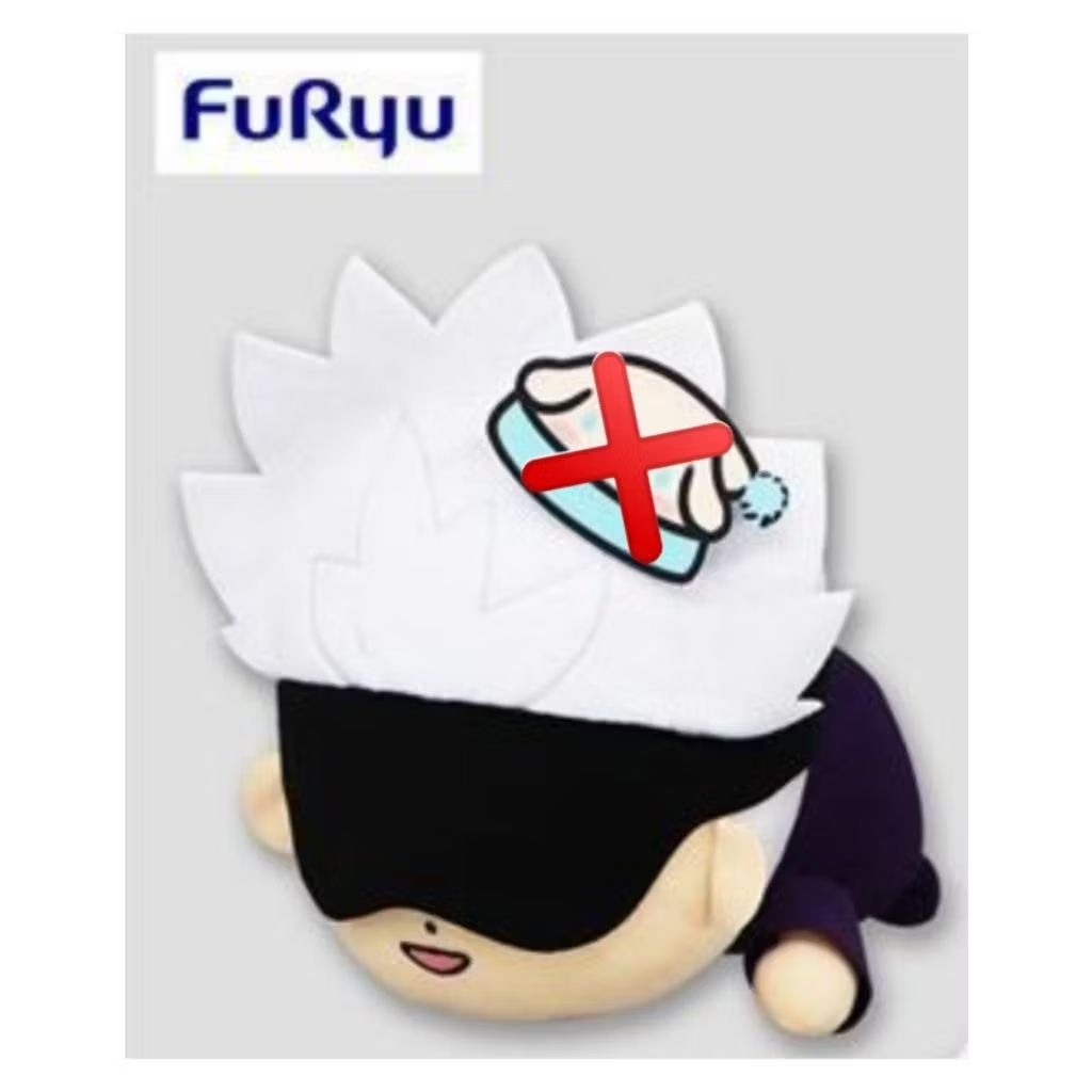 Jujutsu Kaisen X Sanrio Gojo Satoru Cinnamorol Lying Plush