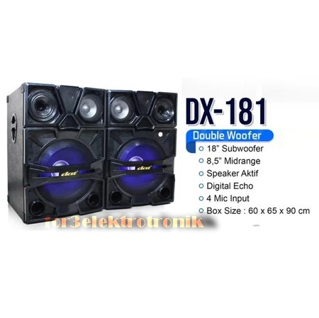 Speaker aktif pasif dat 18 inch dx181 original sound system outdoor