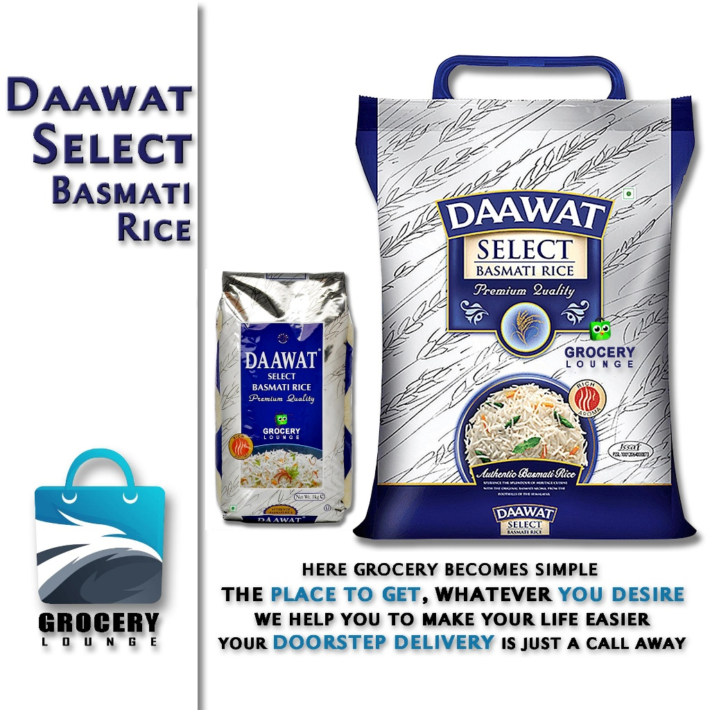 Daawat Select Basmati Rice - Premium Quality - Beras Basmati Daawat