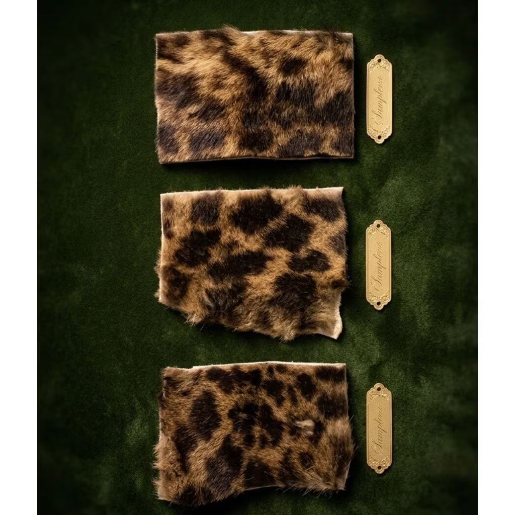 kulit kambing motif macan tutul original