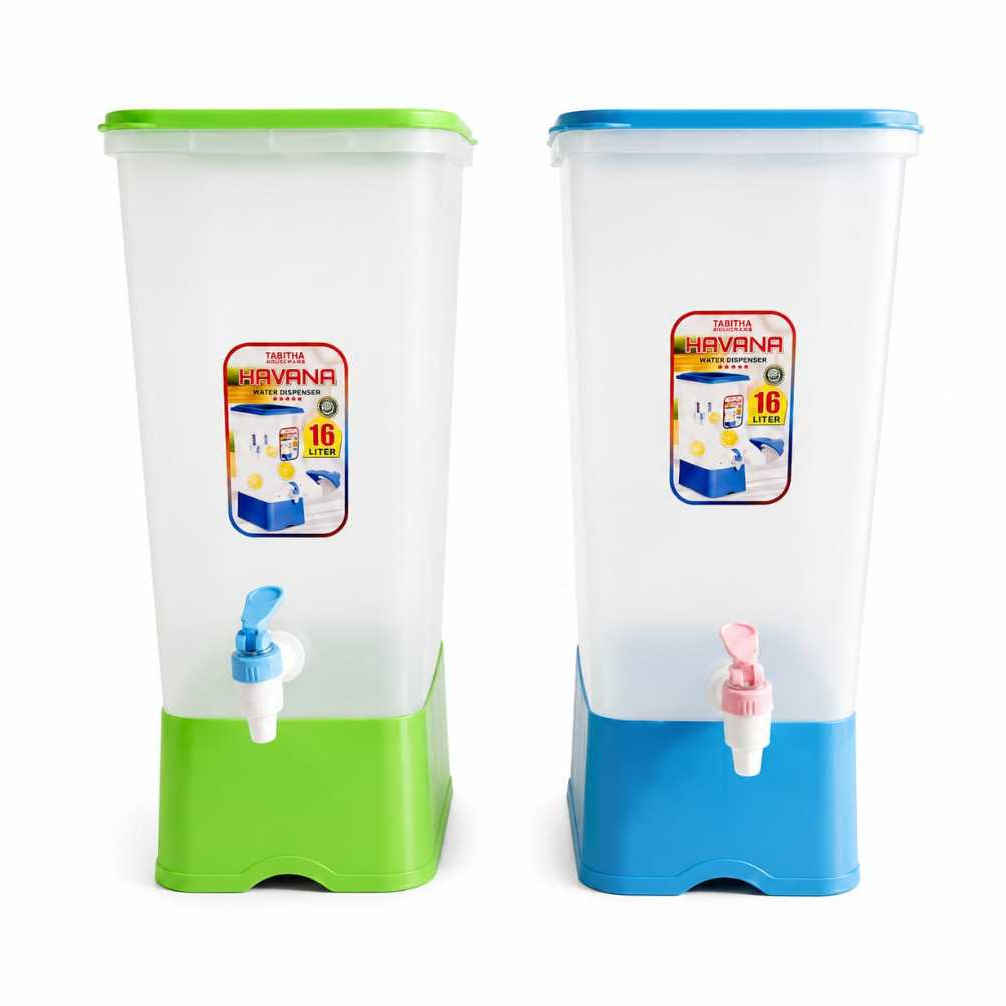 Water Dispenser Portable 10L 16L Tempat Sirup Es Buah Teh Poci Plastik