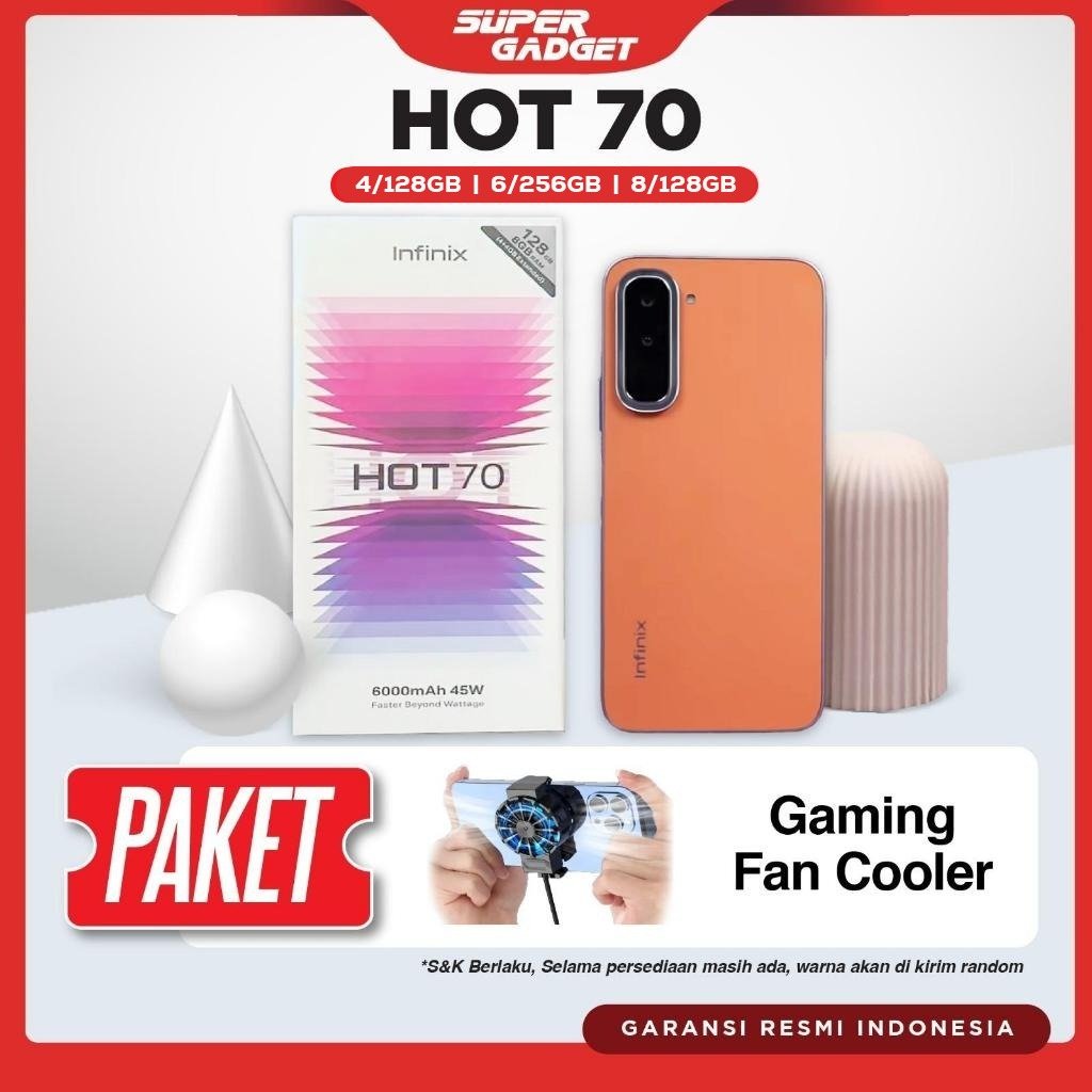 Infinix Hot 70 4/128 6/256 8/128 GB HP NFC Android Smartphone