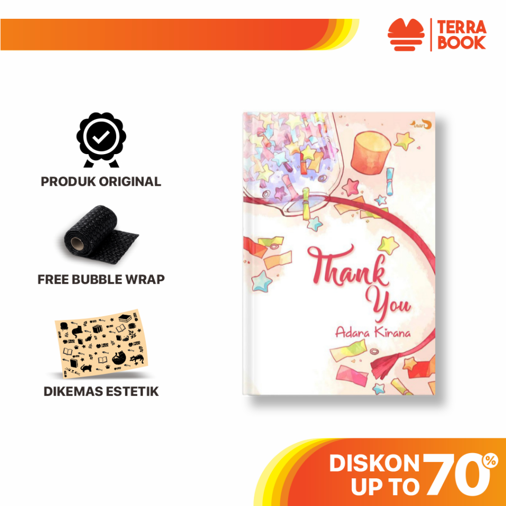 Novel Thank You karya Adara Kirana Penerbit Inari Romance Book Fiction
