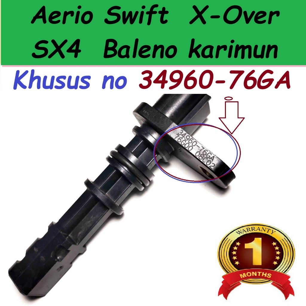 Sensor Speed Suzuki Aerio Swift  X-Over SX4  Baleno Next G karimun Wagon R  34960-76GA 34960 76GA 76