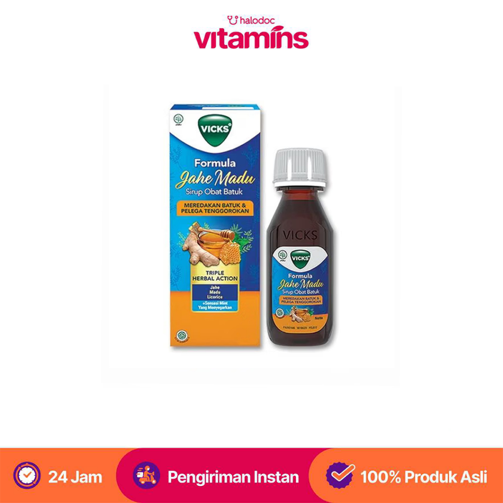 Vicks Formula Jahe Madu 105 ml