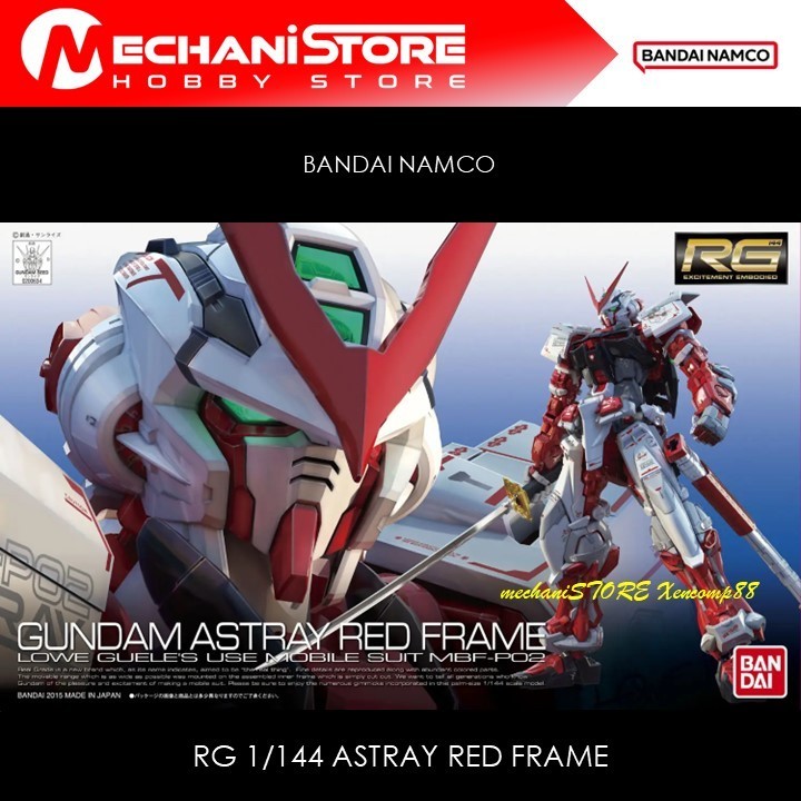 RG Astray Red Frame Gundam BANDAI original