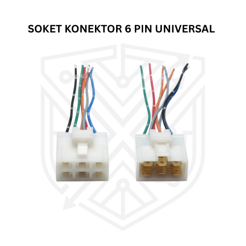 Soket Konektor Kabel 6 Pin 1 Set Male Female | Universal Untuk Kiprok CDI Kunci Kontak Kelistrikan M