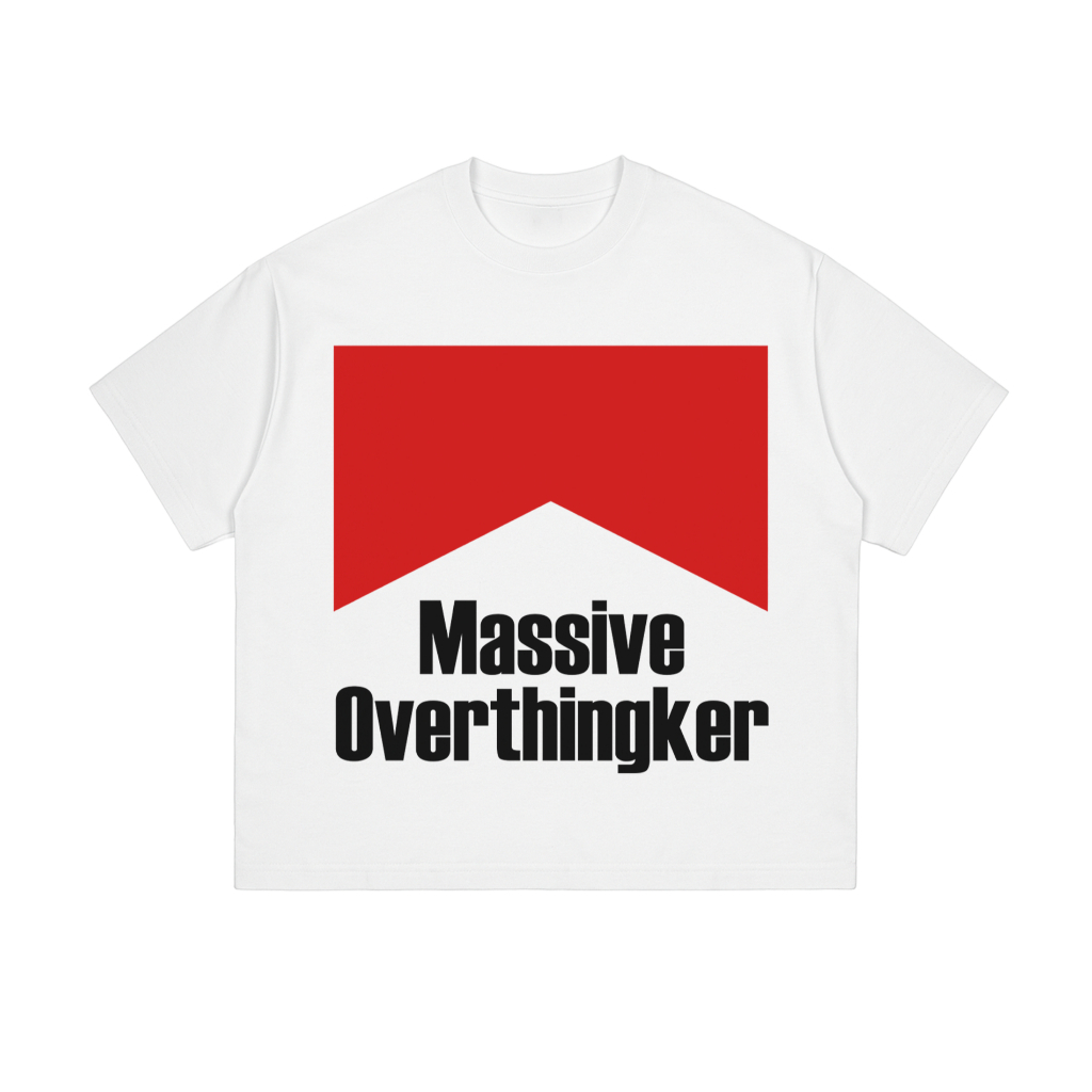 Massive Overthingker by Unistatestudio - Regularsize - Boxy Oversize - Unisex - Kaos Pria dan Wanita