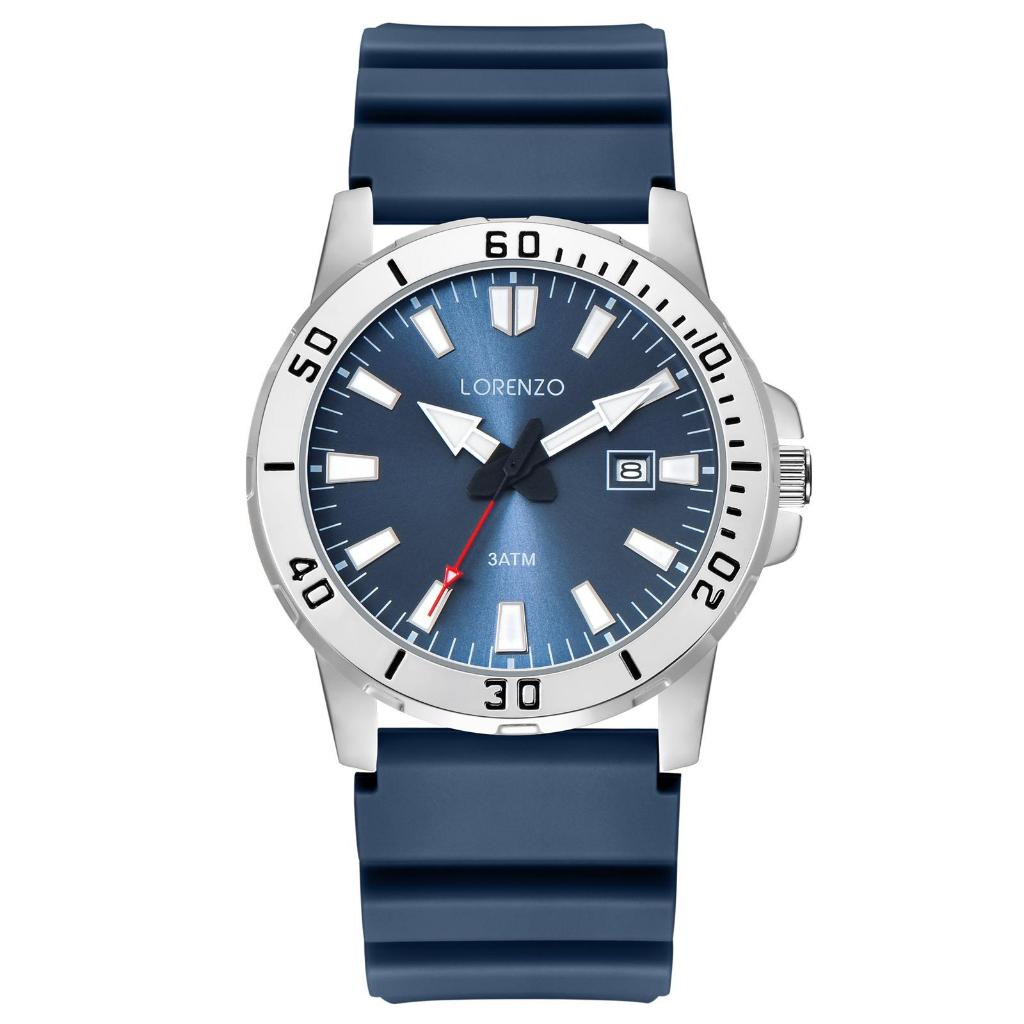 LORENZO 6105 Jam Tangan Pria Analog Rubber