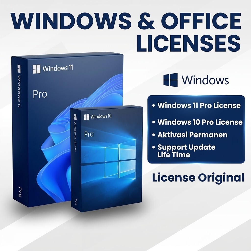 License Windows 11 Pro | Windows 10 Pro | Serial Key Lifetime | 100% ORI