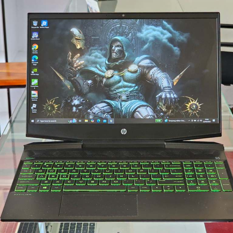 HP Pavilion Gaming 15 intel Core i7 Gen 9 Ram 8 GB SSD 256 GB Nvidia GTX 1660 Ti Gaming Editing dan 