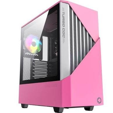 GameMax PC Casing Gaming CONTAC COC Pink White ATX