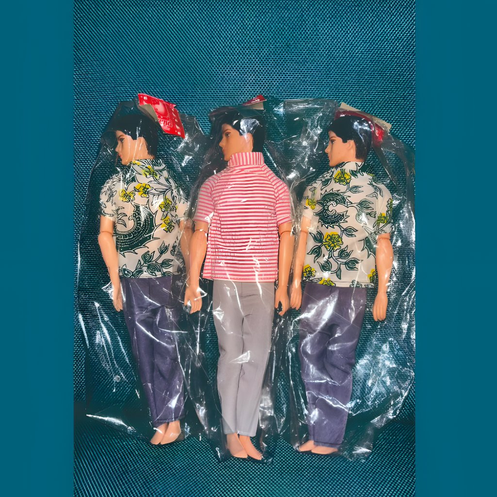 Mainan Boneka Ken Barbie Full Karet Bisa Tekuk Berkualitas Anak