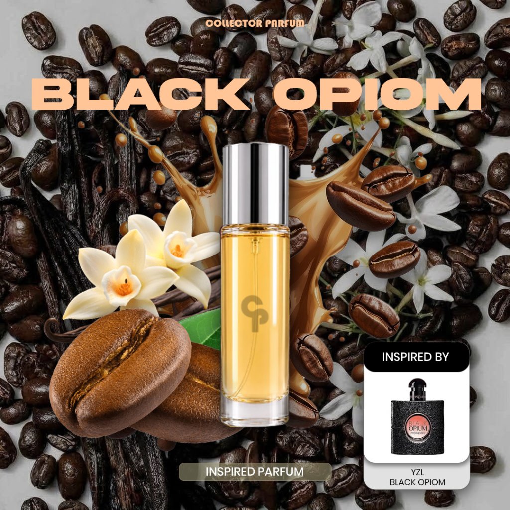 Collector Parfum - Parfume Refill BLACK OPIUM Pria Wanita Wangi Tahan Lama - Farfum Isi Ulang Bandun