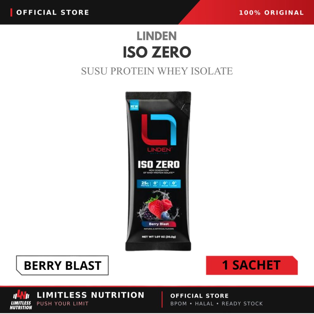 Linden USA ISO ZERO  Whey Isolate Protein 1 Sachet Clear Whey Isolate Import