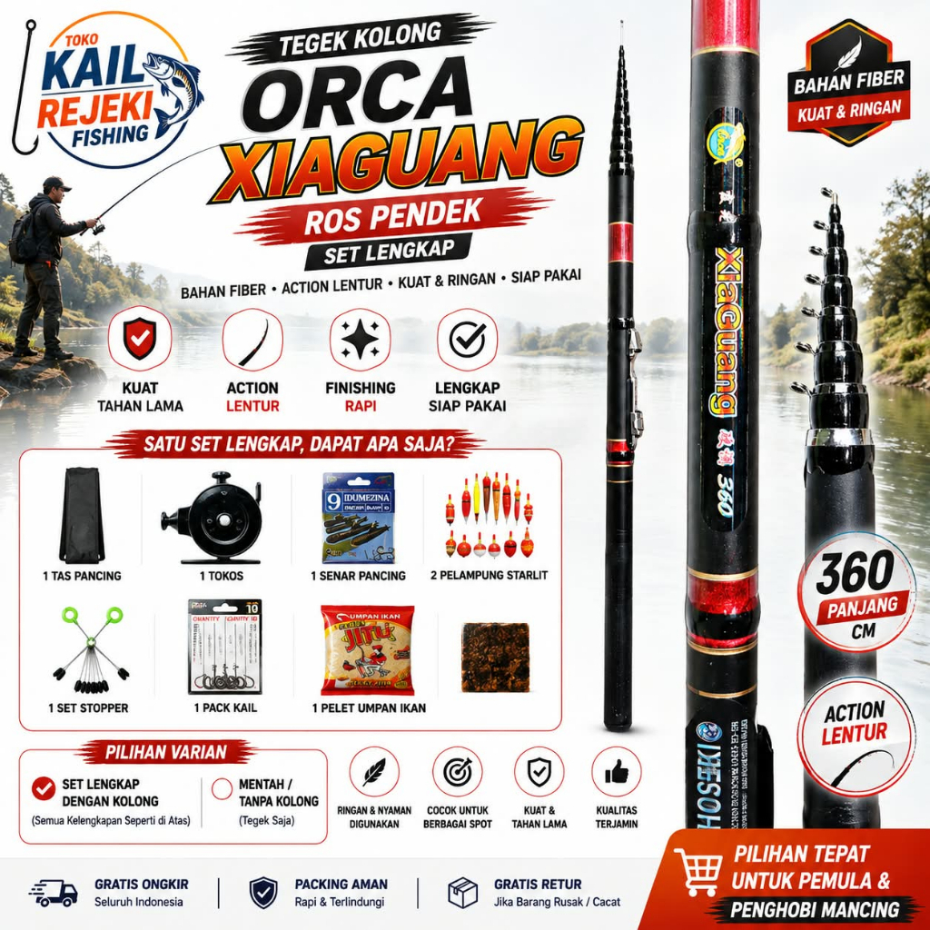 ORCA XIAGUANG TEGEK KOLONG ROS PENDEK